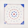 Bandana Ivory with Red and Blue Bugs