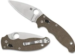Manix&reg; 2 Brown Canvas Micarta CPM CRU-WEAR